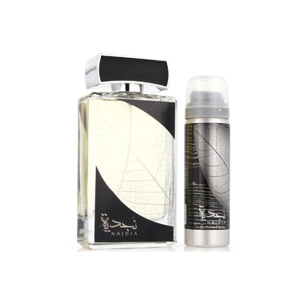 Lattafa Najdia Gift Set for Men (3.4 oz EDP Spray+1.7 oz Deodorant Stick) - New